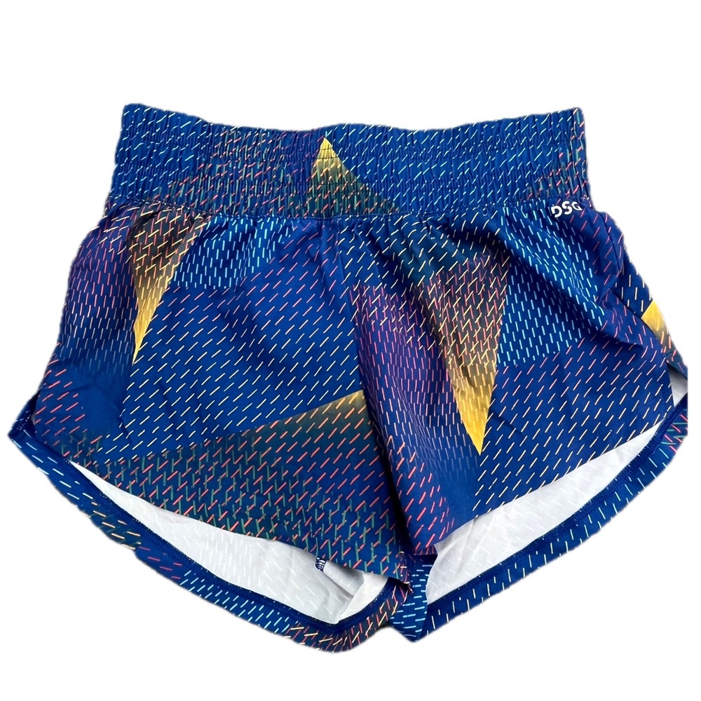 DSG Womens XS High Rise Stride Short On The Fence Cobalt Athletic Running Shorts